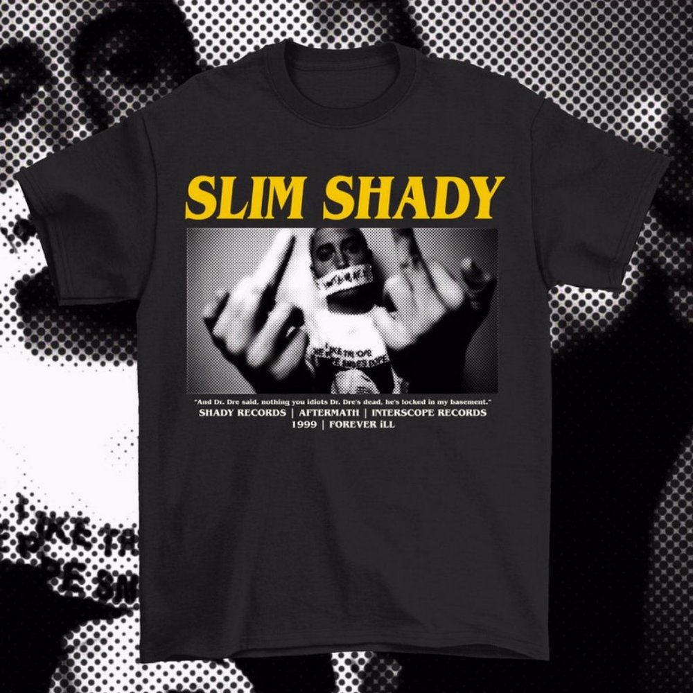 Eminem T-shirt - Slim Shady LP - Vintage - Hip Hop T-shirt - Slim Shady T Shirt